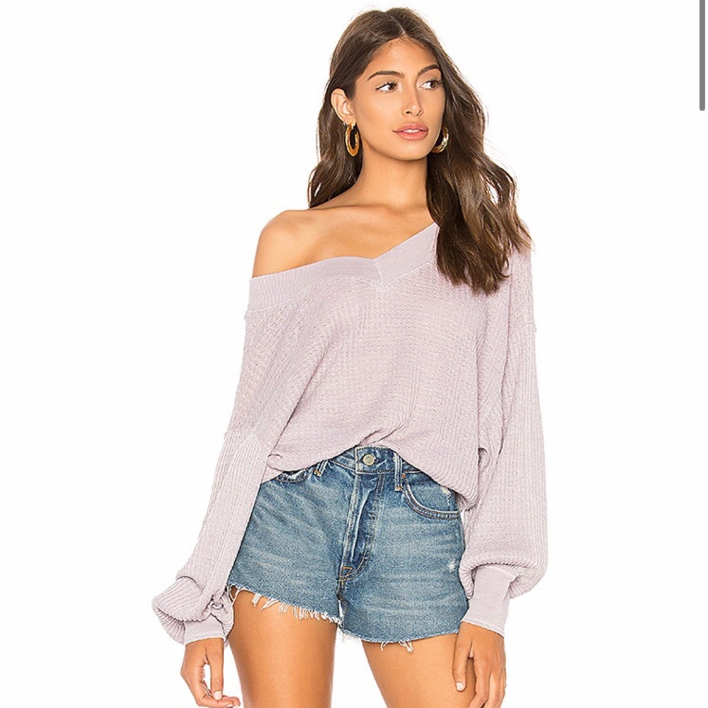 We The Free South Side Thermal Top Lilac M